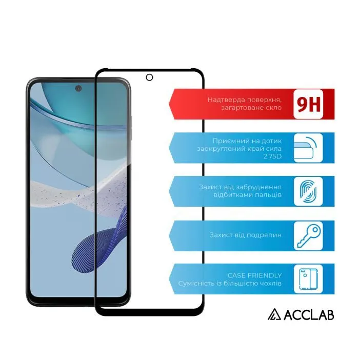 Скло захисне ACCLAB Full Glue ESD HMD Pulse Pro Black (1283126624223) зображення 3