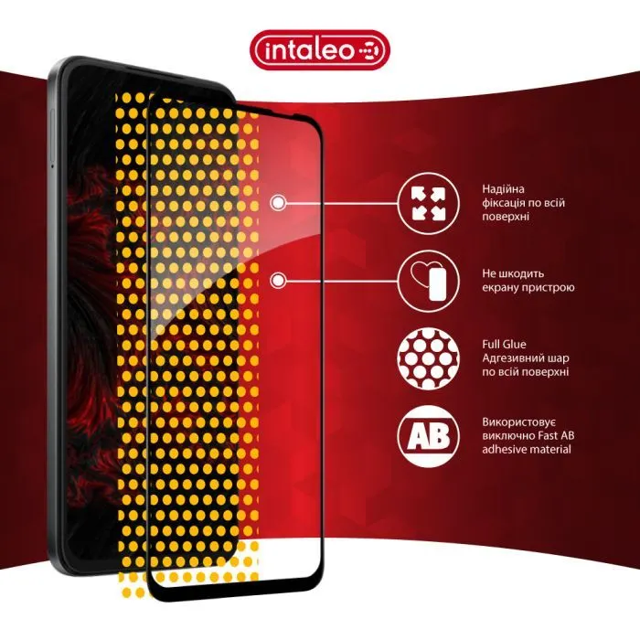 Скло захисне Intaleo Full Glue ESD Infinix Hot 60i 4G Black (1283126627712) зображення 7