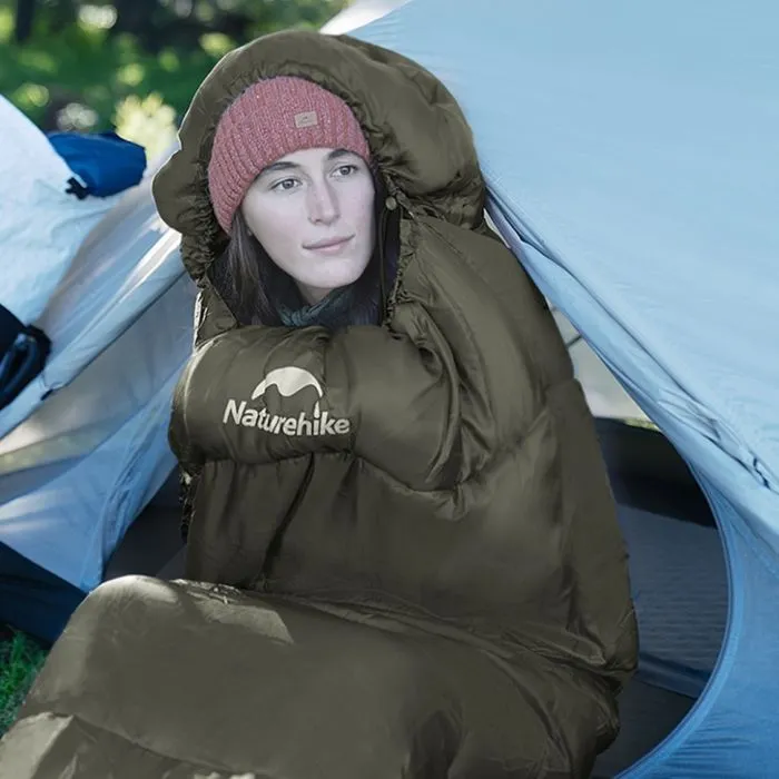 Спальний мішок Naturehike CNK2300SD014 MJ600 Січ, зелений (6979850308526) зображення 10