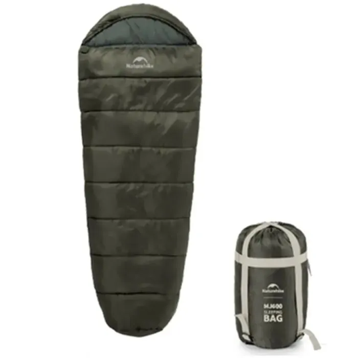 Спальний мішок Naturehike CNK2300SD014 MJ600 Січ, зелений (6979850308526)