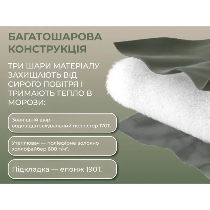 Спальний мішок Naturehike CNK2300SD014 MJ600 Січ, зелений (6979850308526) зображення 3