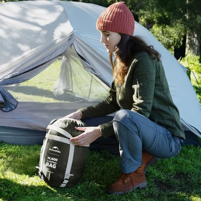 Спальний мішок Naturehike CNK2300SD014 MJ600 Січ, зелений (6979850308526) зображення 7