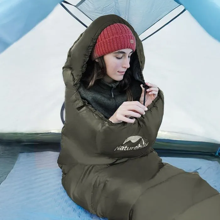 Спальний мішок Naturehike CNK2300SD014 MJ600 Січ, зелений (6979850308526) зображення 9