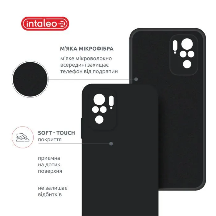 Чохол до мобільного телефона Intaleo SoftShell Xiaomi Redmi Note 10 4G Black (1283126619700) зображення 5