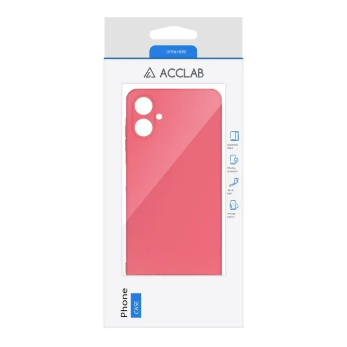 Чохол до мобільного телефона ACCLAB Silicone Samsung Galaxy A06 Pink (1283126601637) зображення 2