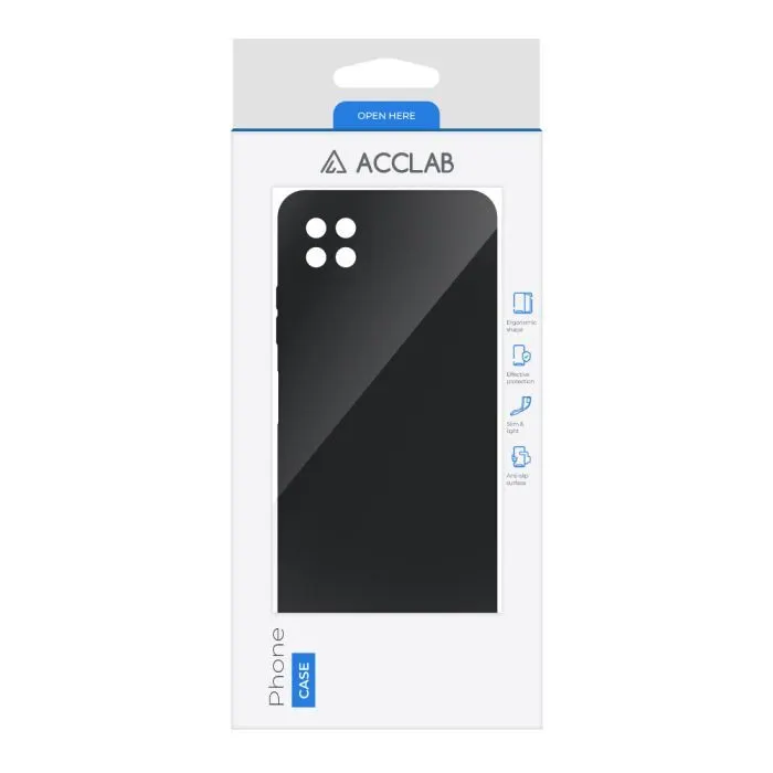 Чохол до мобільного телефона ACCLAB SoftShell Samsung Galaxy A22 5G Black (1283126557286) зображення 2