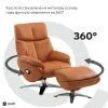 Офісне крісло Qlab RC280BR Brown (RC280BR) зображення 10