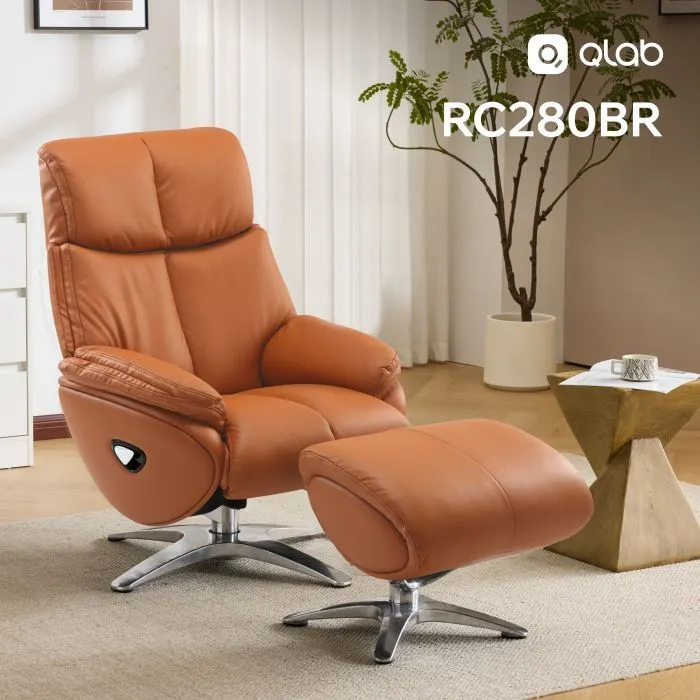 Офісне крісло Qlab RC280BR Brown (RC280BR) зображення 6