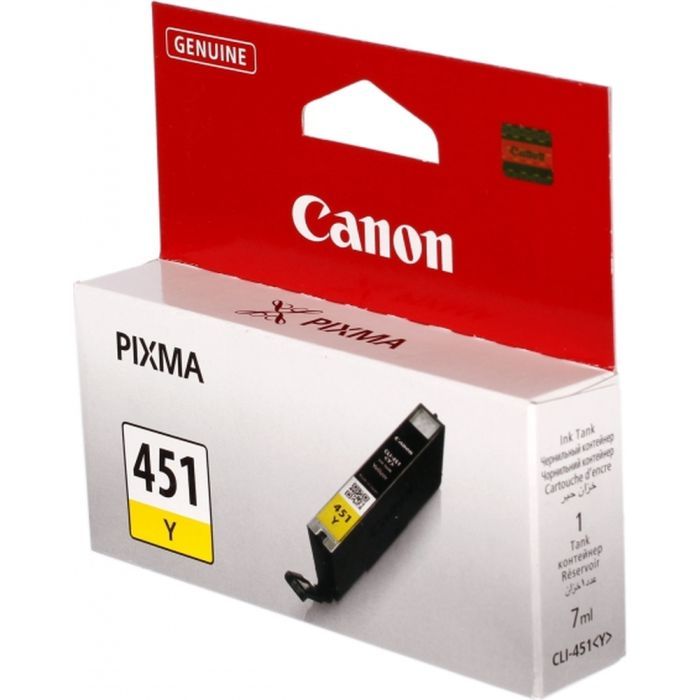 Картридж Canon CLI-451 Yellow PIXMA MG5440/ MG6340 (6526B001)