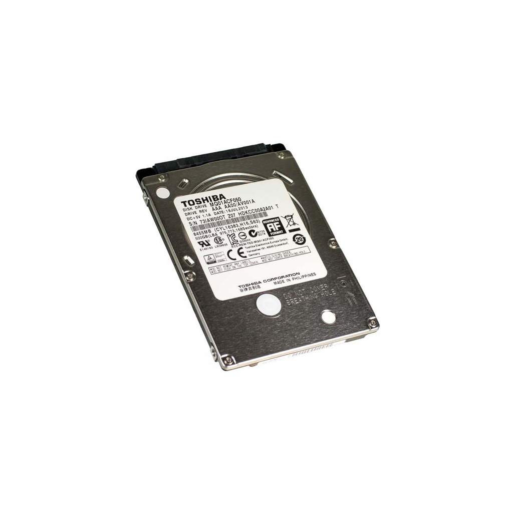 Жорсткий диск для ноутбука 2.5" 500GB Toshiba (MQ01ACF050) зображення 3