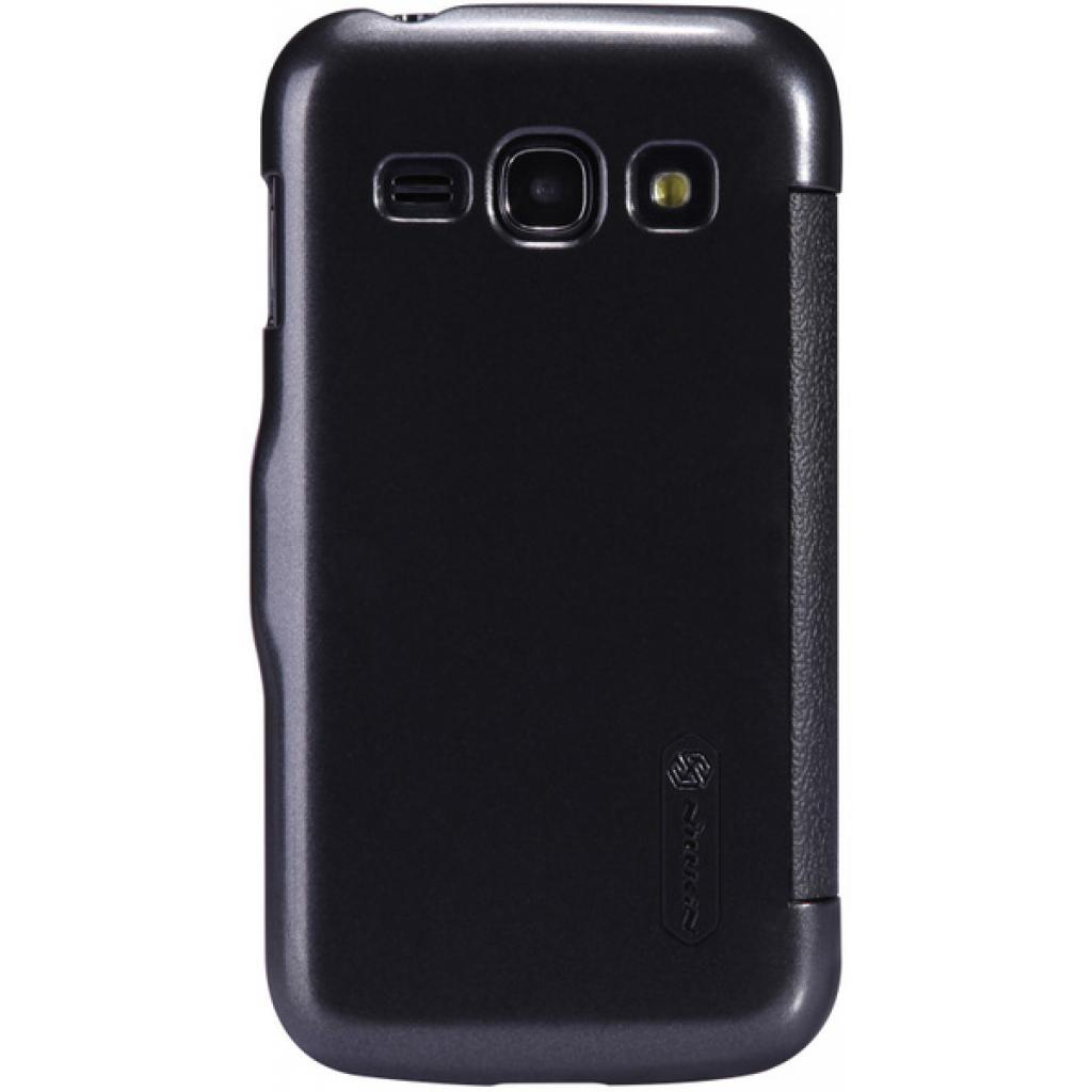 Чохол до мобільного телефона Nillkin для Samsung S7272/7270 /Fresh/ Leather/Black (6076973) зображення 4