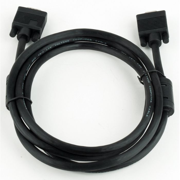 Кабель мультимедийный VGA M/F 3.0m Cablexpert (CC-PPVGAX-10B) изображение 2
