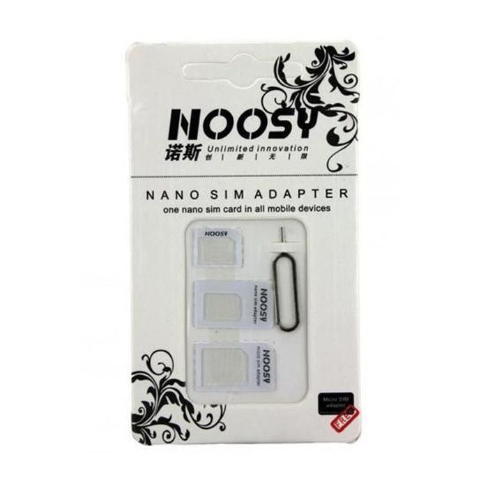 Адаптер для SIM-карт Noosy Adapter Nano SIM for all size (19712 / 15514)