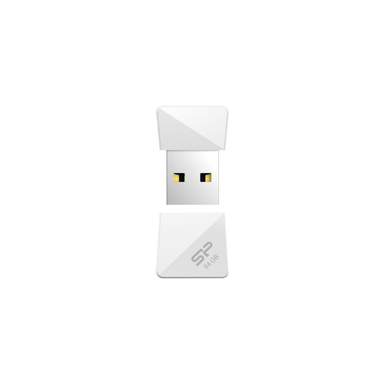 USB флеш накопитель Silicon Power 64Gb Touch T08 White USB 2.0 (SP064GBUF2T08V1W) изображение 3
