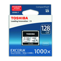 Карта памяти Toshiba 128GB Compact Flash 1000X (CF-128GTGI(8) изображение 2