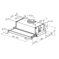 Вытяжка кухонная Faber FLEXA HIP BK A 60 изображение 2