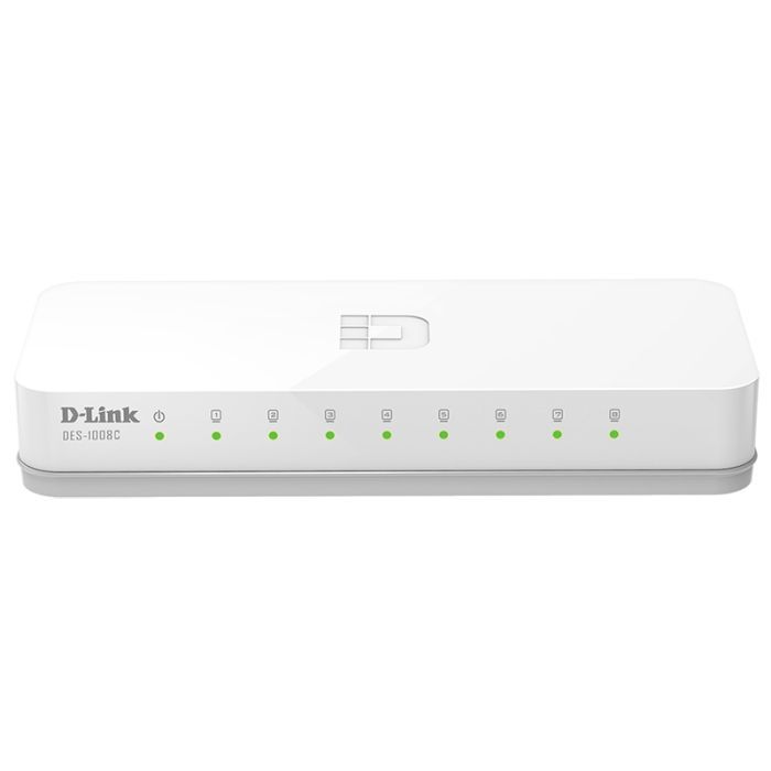 Коммутатор сетевой D-Link DES-1008C