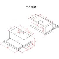 Вытяжка кухонная Perfelli TLS 6632 W LED изображение 7