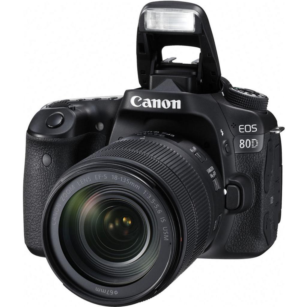 Цифровой фотоаппарат Canon EOS 80D 18-135 IS nano USM (1263C040) изображение 10