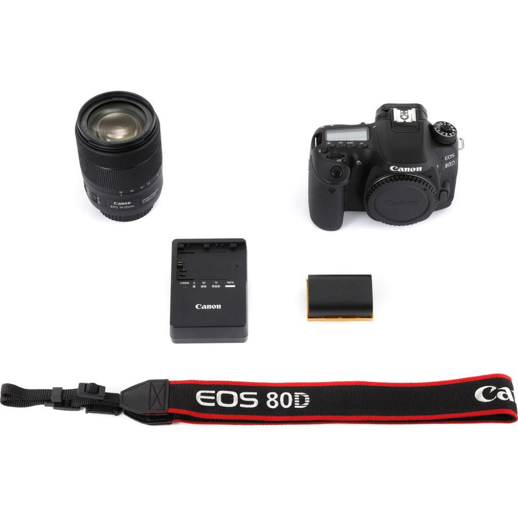 Цифровой фотоаппарат Canon EOS 80D 18-135 IS nano USM (1263C040) изображение 12