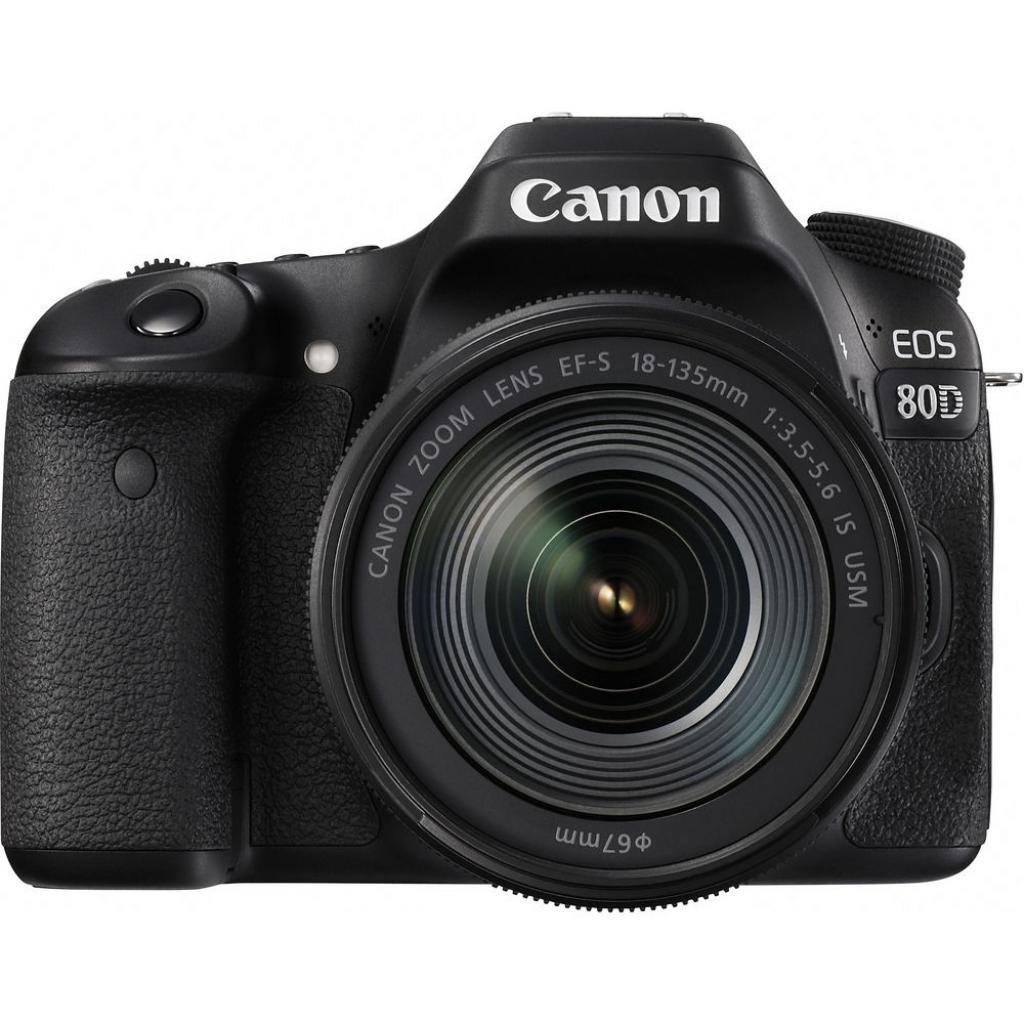 Цифровой фотоаппарат Canon EOS 80D 18-135 IS nano USM (1263C040) изображение 2