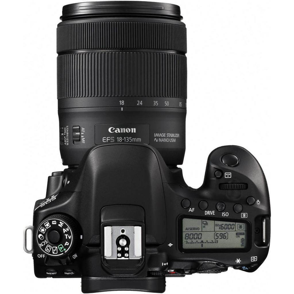 Цифровий фотоапарат Canon EOS 80D 18-135 IS nano USM (1263C040) зображення 4