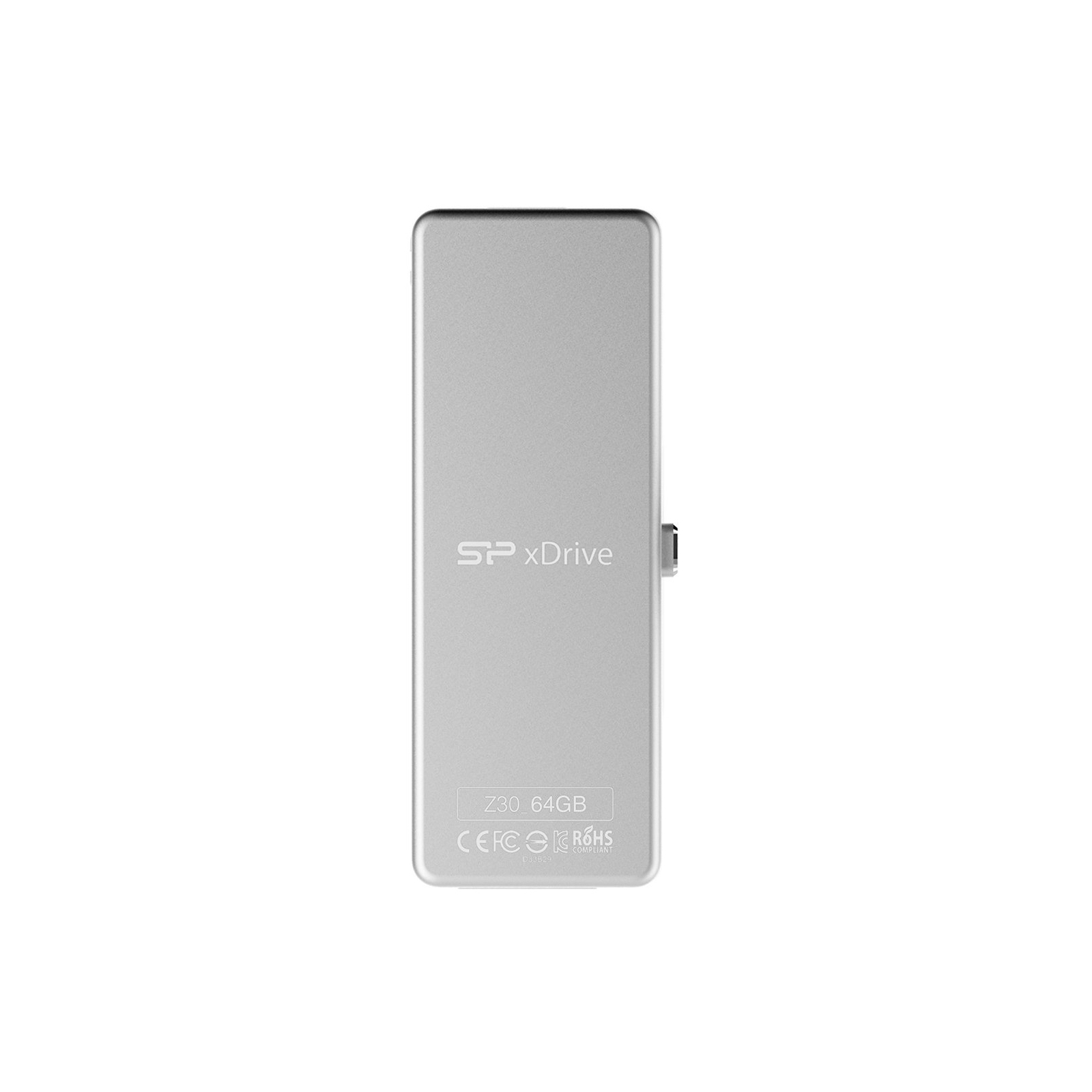 USB флеш накопитель Silicon Power 64GB xDrive Z30 White USB 3.0 (SP064GBLU3Z30V1W) изображение 2