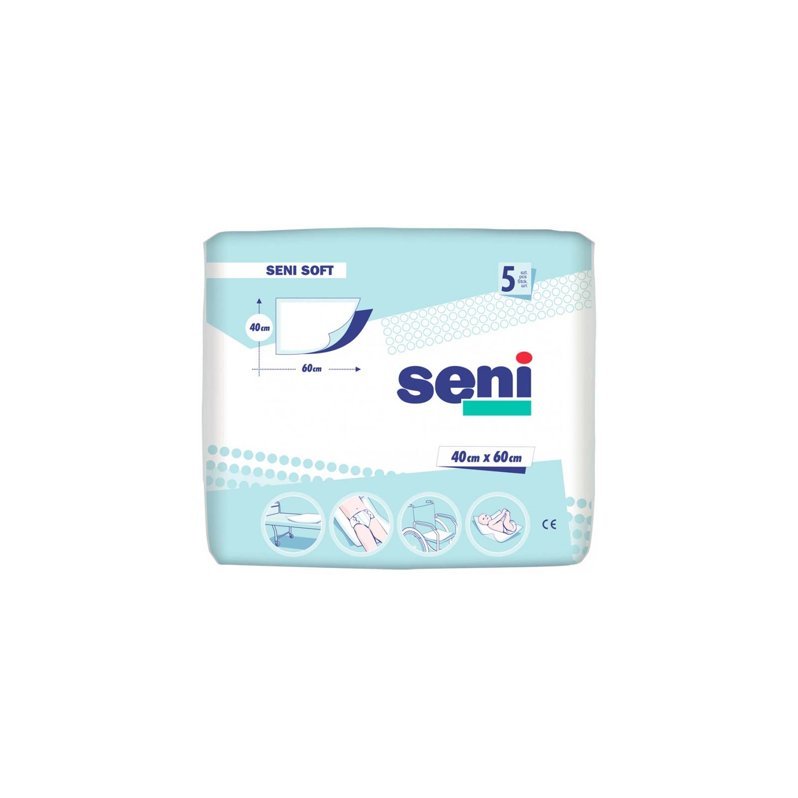 Пеленки для младенцев Seni Soft 40x60 см 5 шт (5900516690304)
