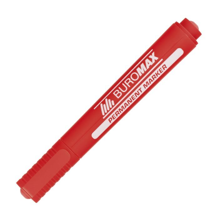 Маркер Buromax Permanent "JOBMAX", round tip, black (BM.8700-01)