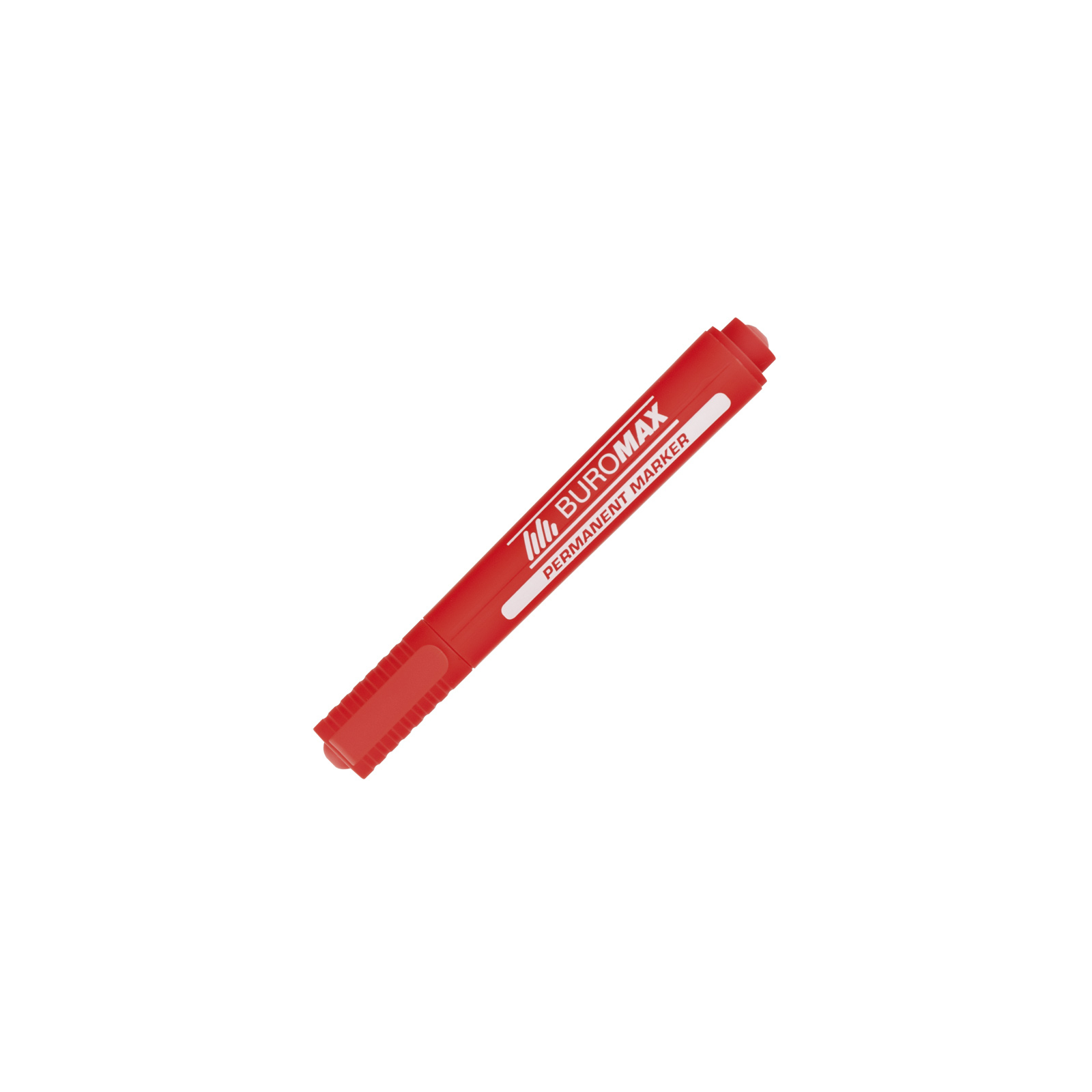 Маркер Buromax Permanent "JOBMAX", round tip, red (BM.8700-05)