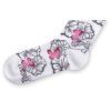 Колготки детские BNM с серыми цветочками на белом фоне (M0C0301-0979-3G-gray white) изображение 2