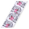Колготки детские BNM с серыми цветочками на белом фоне (M0C0301-0979-3G-gray white) изображение 4