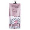Колготки детские BNM с серыми цветочками на белом фоне (M0C0301-0979-3G-gray white) изображение 5