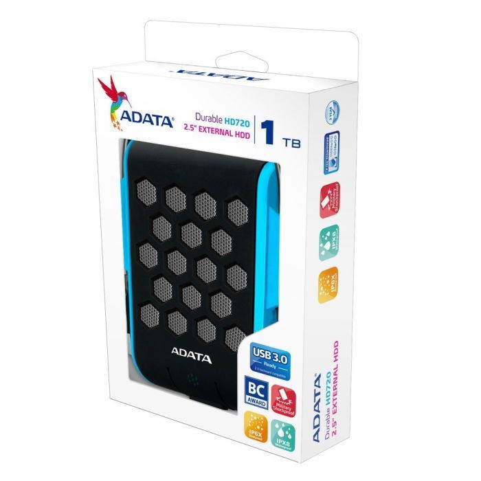 Зовнішній жорсткий диск 2.5" 1TB ADATA (AHD720-1TU3-CBL) зображення 5