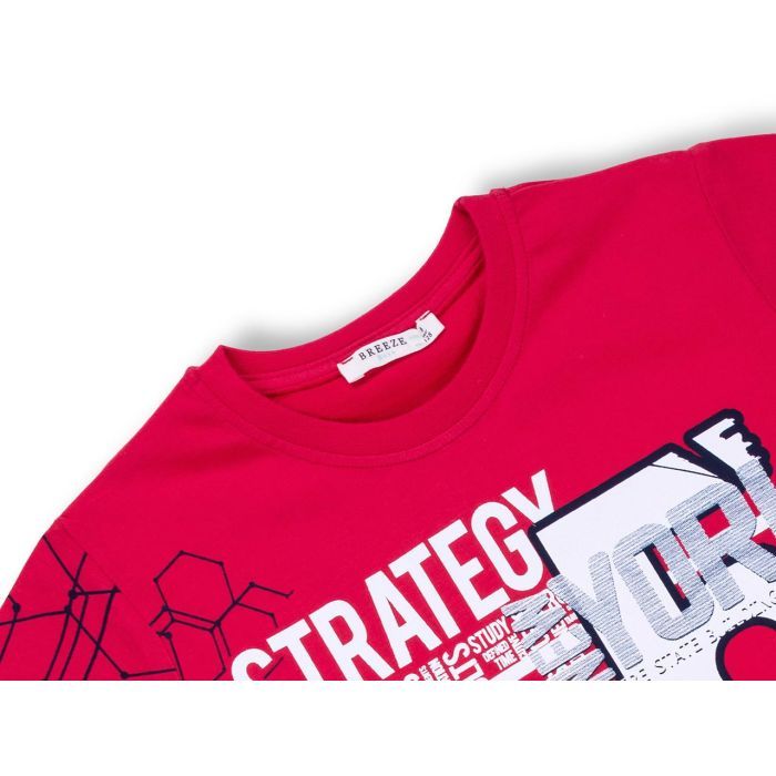Футболка дитяча Breeze "STRATEGY" (10152-128B-red) зображення 3