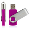 USB флеш накопитель eXceleram 16GB P1 Series Silver/Purple USB 2.0 (EXP1U2SIPU16) изображение 4