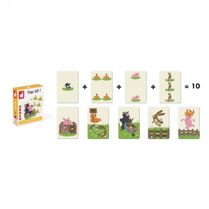 Настільна гра Janod мемо Топ 10 (J02760) зображення 3