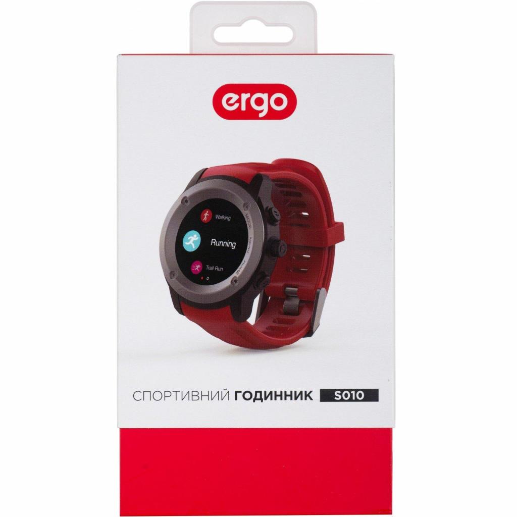 Смарт-часы Ergo Sport GPS HR Watch S010 Red (GPSS010R) изображение 9