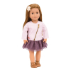 Лялька Our Generation Виена 46 см в розовой кожаной куртке (BD31101Z)