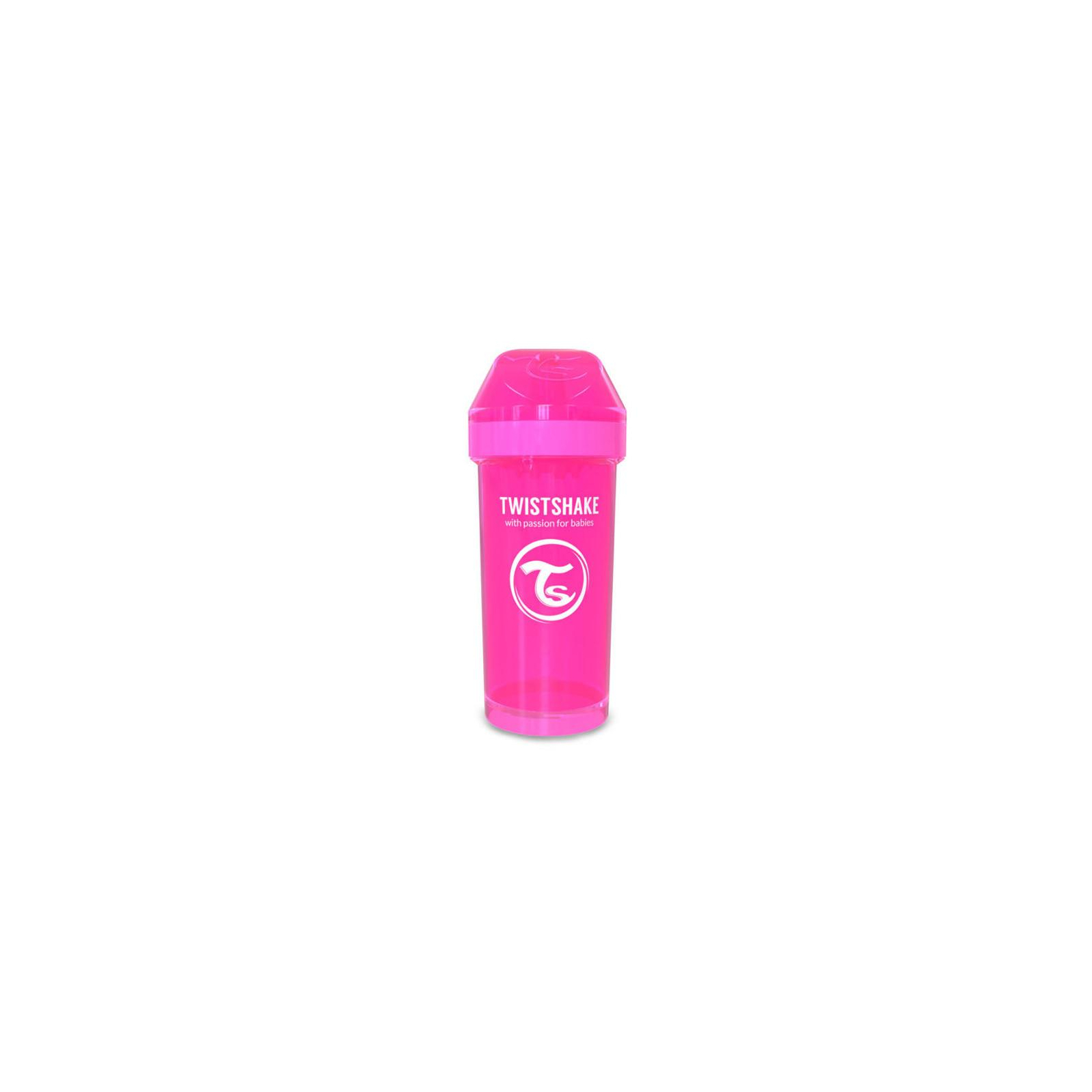 Поильник-непроливайка Twistshake 360 мл 12+мес, розовый (78068) изображение 2