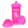 Поильник-непроливайка Twistshake 360 мл 12+мес, розовый (78068)