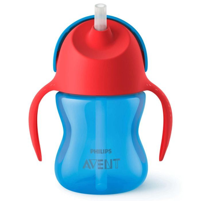 Поїльник-непроливайка Philips AVENT з трубочкою 210 мл 9 міс+, синій (SCF796/01) зображення 2