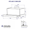 Витяжка кухонна Minola HTL 6615 I 1000 LED зображення 10