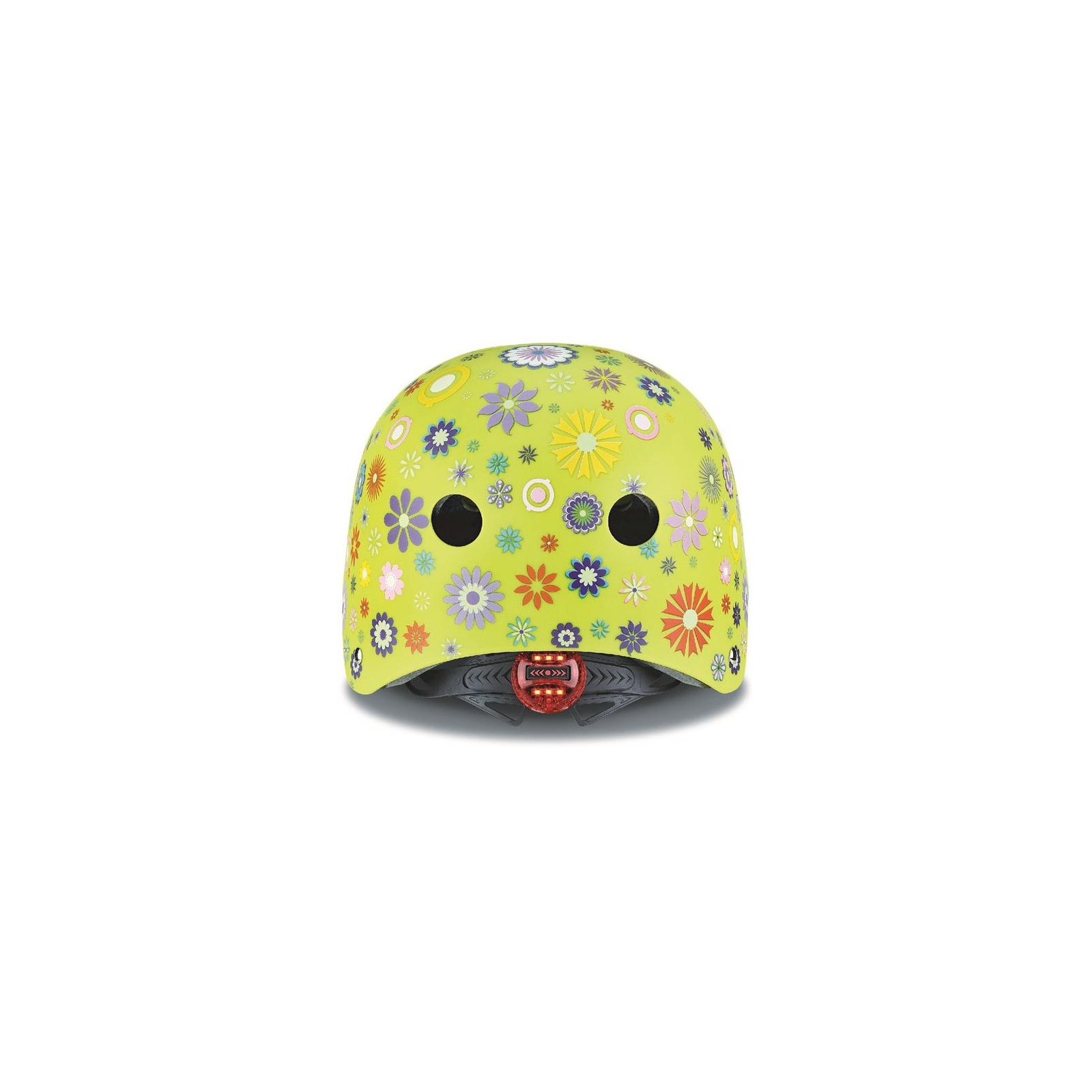 Шлем Globber с фонариком Цветы Зеленый 48-53см (XS/S) (507-106) изображение 2