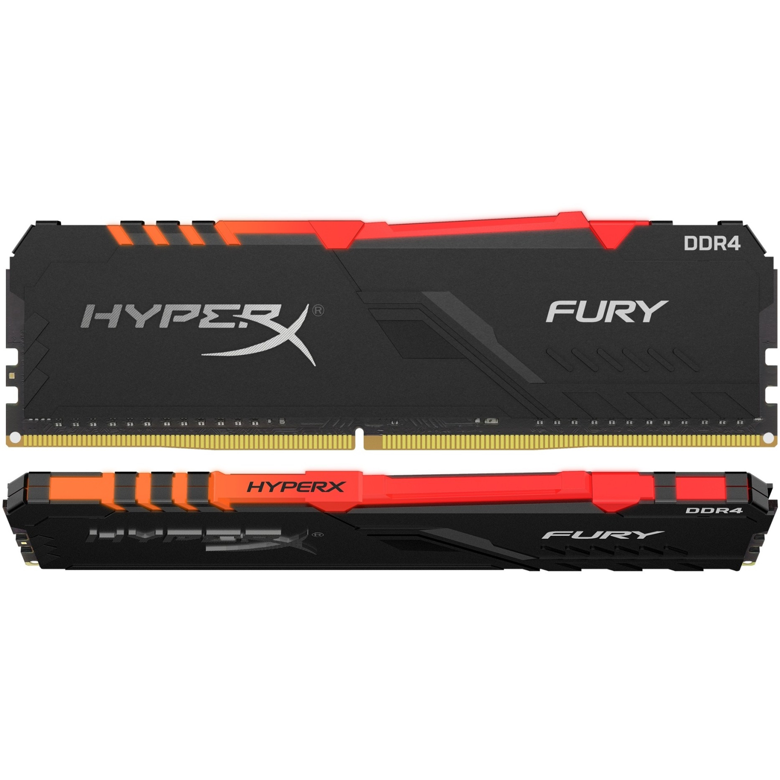 Модуль памяти для компьютера DDR4 16GB (2x8GB) 3000 MHz HyperX Fury Kingston Fury (ex.HyperX) (HX430C15FB3AK2/16) изображение 2