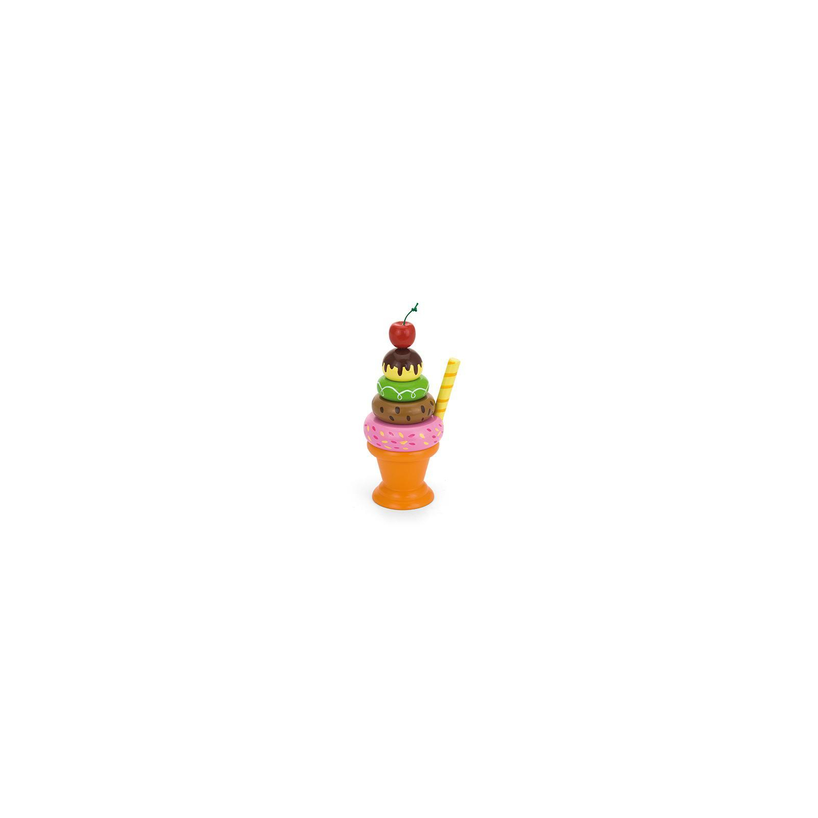 Ігровий набір Viga Toys Морозиво з фруктами. Вишенька (51322)