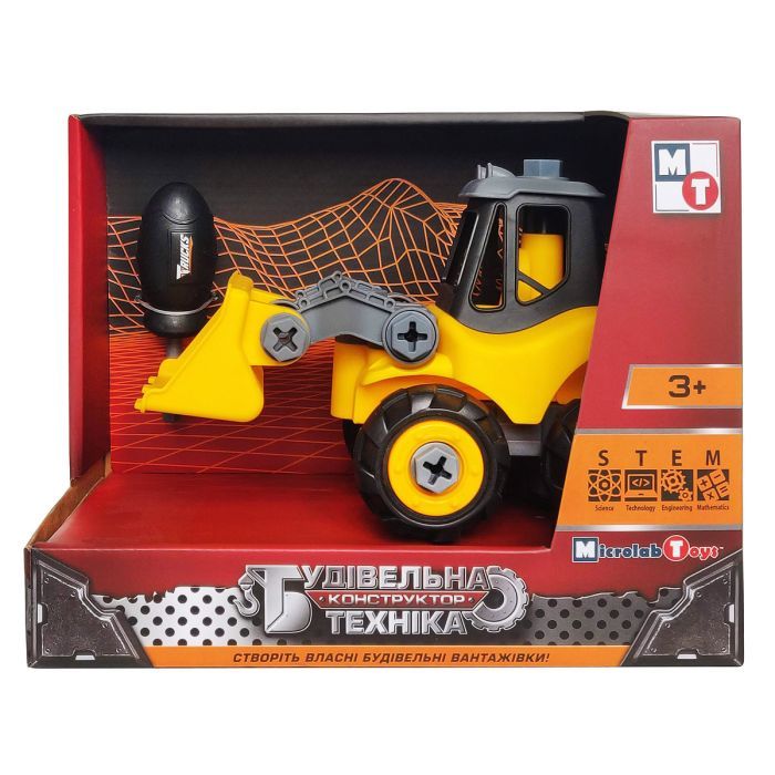 Конструктор Microlab Toys Строительная техника - трактор (MT8910А) изображение 2