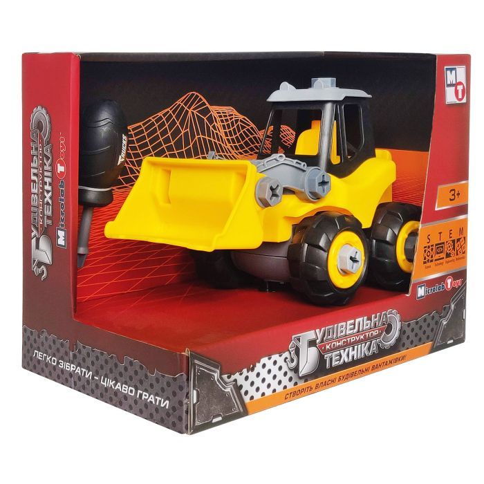 Конструктор Microlab Toys Строительная техника - трактор (MT8910А) изображение 3