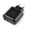Зарядное устройство Vinga 2 Port QC3.0+PD Display Wall Charger (VWCQPACDBK) изображение 2