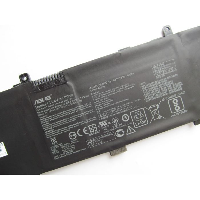 Аккумулятор для ноутбука ASUS UX310 B31N1535, 4240mAh (48Wh), 3cell, 11.4V, Li-ion (A47191) изображение 2